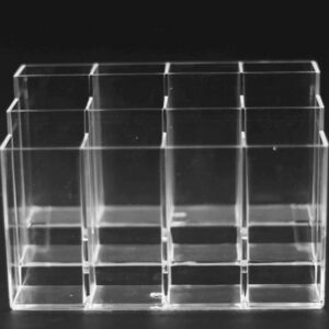 Transparent Plastic Large-Capacity Tiered Minimalist Pen Holder